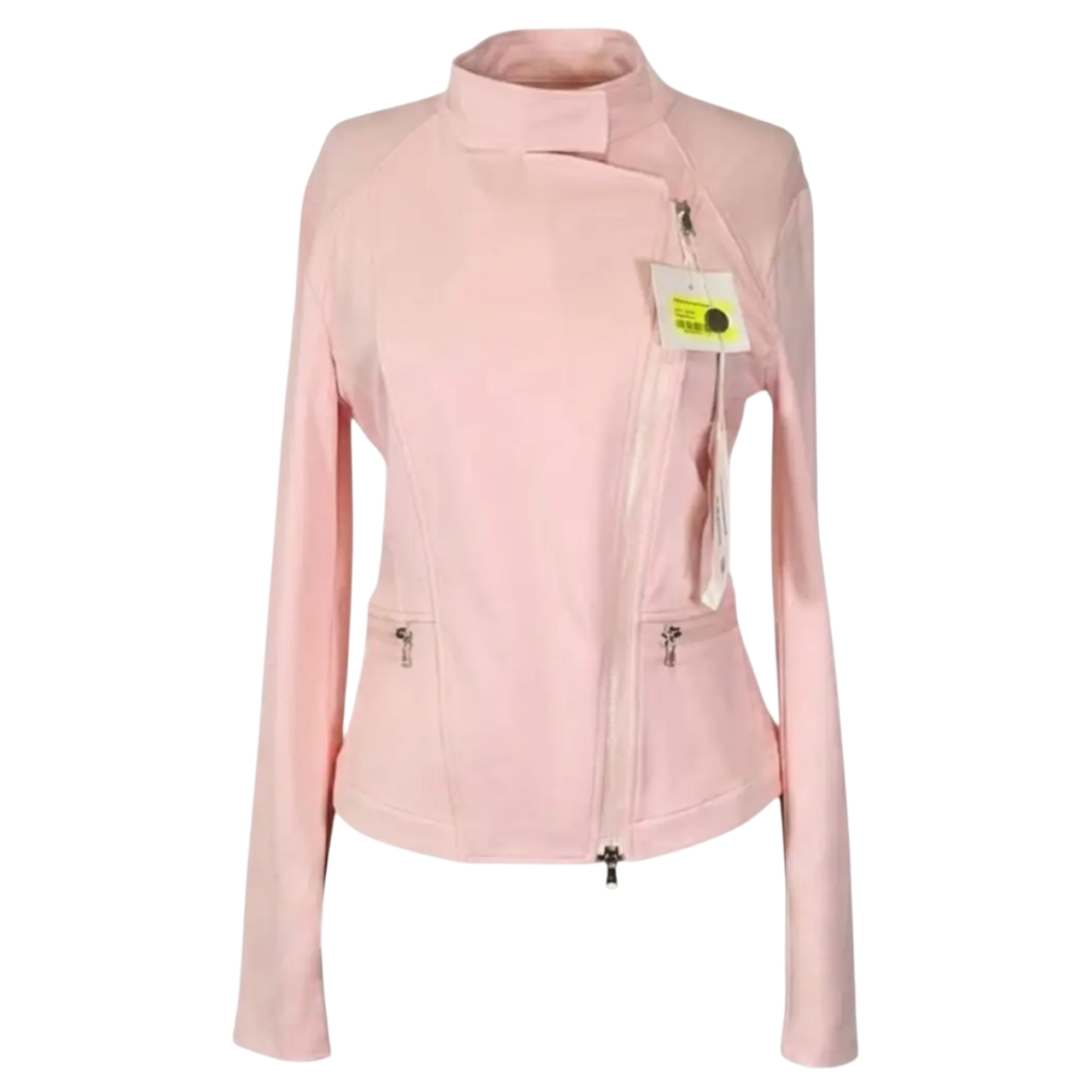 Light pink, slim-fit jacket.