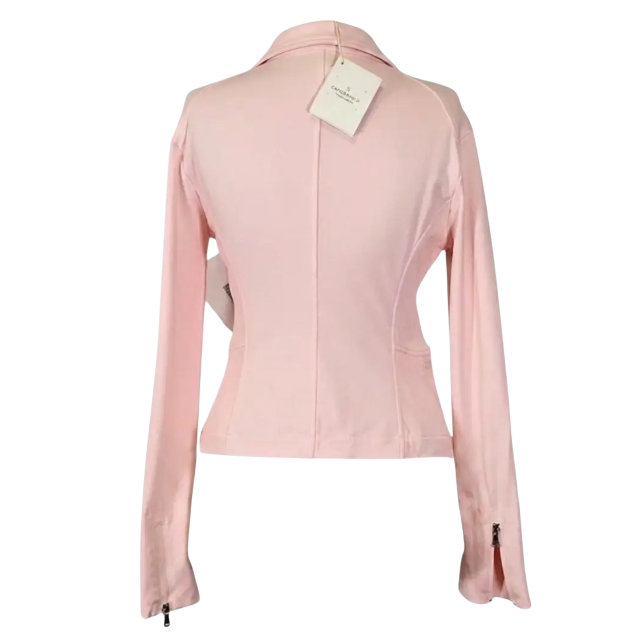 Light pink, slim-fit jacket.
